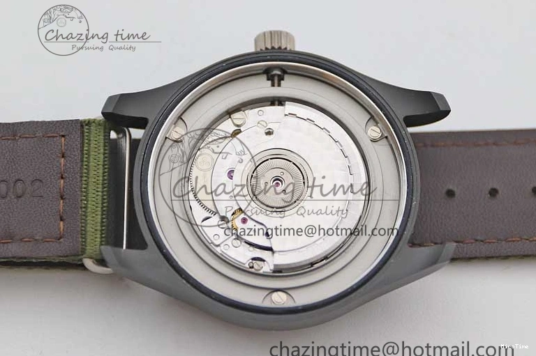 MIROTIME 0304 Packable Mark XVIII ‘TOPGUN SFTI’ Ceramic M+F Best Edition Black Dial on Green Nylon Strap 7048